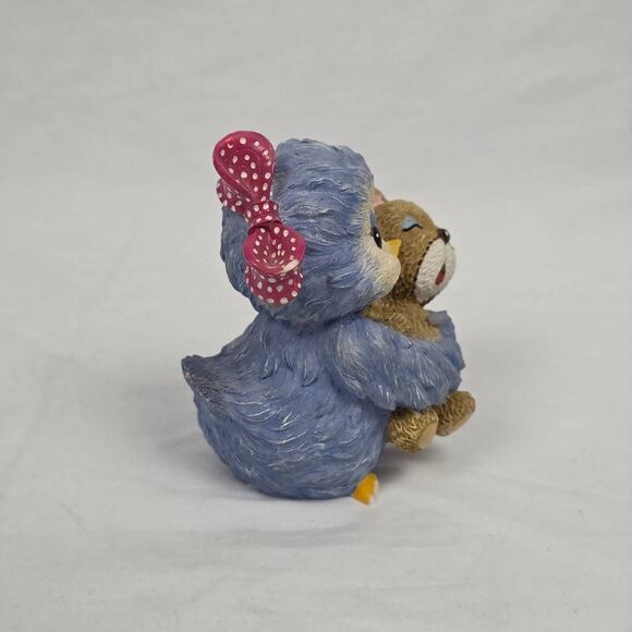 1998 Sonshine Promises Blue Bird & Teddy Figurine - Picture 2 of 6
